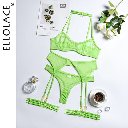 4 Pieces Sexy Erotic Lingerie