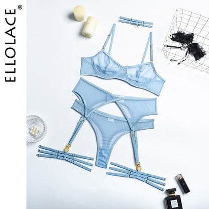 4 Pieces Sexy Erotic Lingerie